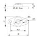 Soporte de Eje SHF8 de Aluminio para Ejes de 8mm