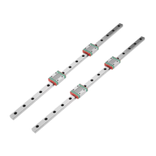 Eje 2 Guías MGN12 y 4 rodamientos MGN12C