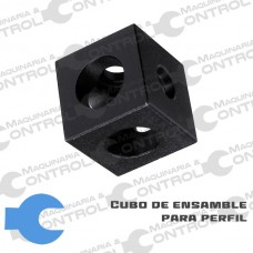 Cubo de ensamble para perfil