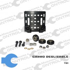 Carro deslizante con 3 Ruedas y soporte para banda  V Slot 2020 DA