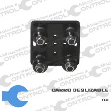 Carro deslizante con 4 Ruedas y soporte para banda V Slot 2020 xia