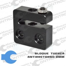 Bloque Tuerca Anti Backlash para husillo 8mm