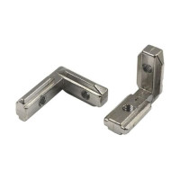 Escuadra interna perfil 2020 M5 y 3030 M6 | Conector L oculto Escuadra interna perfil 2020 M5 y 3030 M6 | Conector L oculto