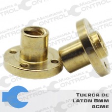 Tuerca con rosca trapezoidal 8mm
