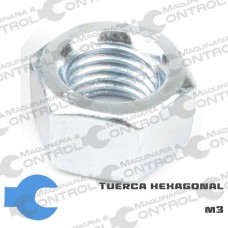 Tuerca hexagonal m3