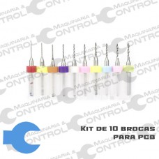 Juego de 10 Brocas de Carburo de Tungsteno para PCB (0.3 mm a 1.2 mm) - Alta Precisión y Durabilidad