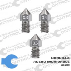 Boquilla de acero inoxidable para MK8