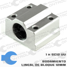Sc12uu, Rodamiento Lineal De Bloque ,
