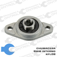 Chumacera KFL08 de 8mm con Soporte Autoalineable para Proyectos CNC e Impresoras 3D