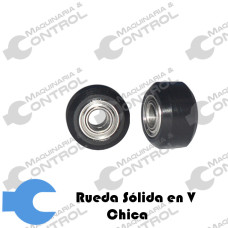 Rueda Delrin Tipo V  chica 