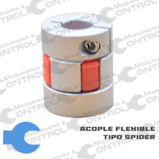 Cople flexible de aluminio tipo spider, cople flexible tipo araña