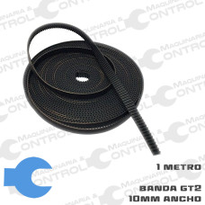 Banda GT2 10mm de Ancho para Impresoras 3D y CNC - Alta Precisión